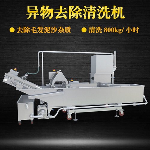 果蔬物料清洗機，氣泡清洗，清洗800kg小時